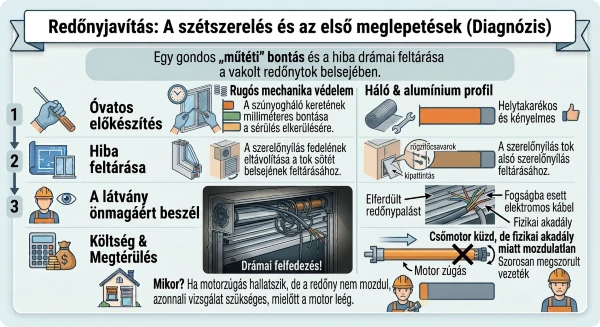 szétszerelés lépései